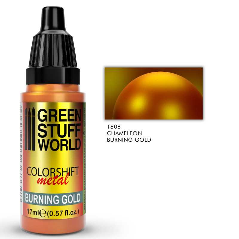 Green Stuff World Chameleon Burning Gold