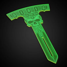 Load image into Gallery viewer, Green Stuff World Deep Strike Ruler 8 Inches Fluor Green