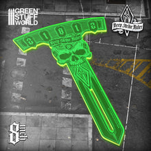 Load image into Gallery viewer, Green Stuff World Deep Strike Ruler 8 Inches Fluor Green