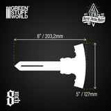 Green Stuff World Deep Strike Ruler 8 Inches Fluor Green