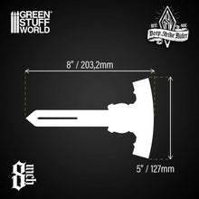 Load image into Gallery viewer, Green Stuff World Deep Strike Ruler 8 Inches Fluor Orange