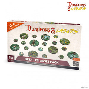 Dungeons & Laser Miniatures Detaljeret Basepakke