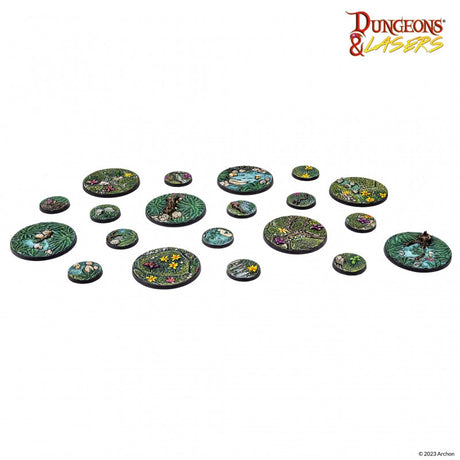 Dungeons & Lasers Miniatures Detailed Bases Pack