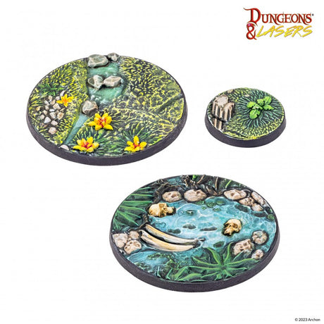 Dungeons & Lasers Miniatures Detailed Bases Pack