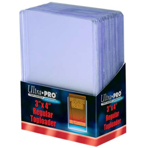 Ultra Pro Regular Toploader Clear 3"x4" (25ct)