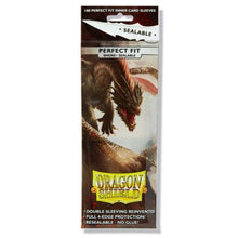 Last inn bildet i Gallery Viewer, Dragon Shield Perfect Fit Inner Sleeves - Smoke Sealable (100ct)