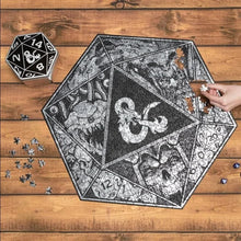 Load image into Gallery viewer, Dungeons and Dragons D20 750 Piece Jigsaw Puzzle