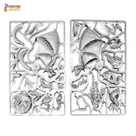 Dungeons & Lasers Miniatures Dragons Durkar the Sovereign Serpent