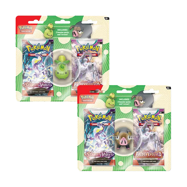 Pokémon TCG: Back to School Eraser Blister: Smoliv/Lechonk