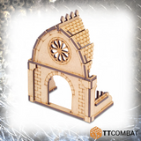 TTCombat Tabletop Scenics - Sci-fi Gothic Ruined Convent Cathedral