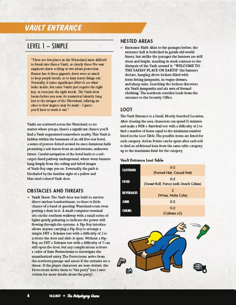 Fallout RPG Map Pack 1: Vault