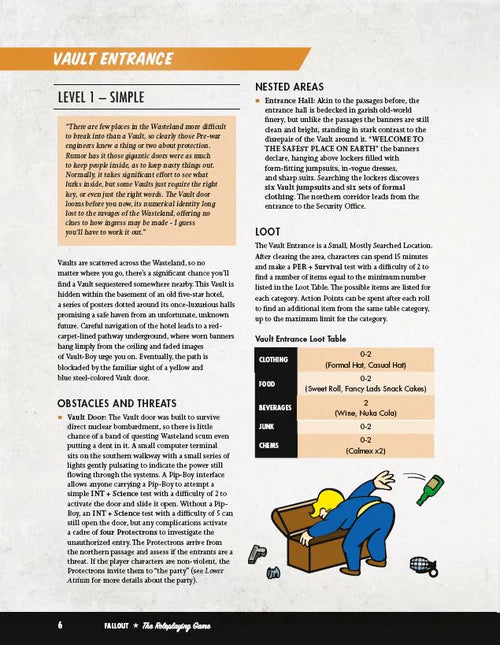 Fallout RPG Map Pack 1: Vault – Travelling Man UK