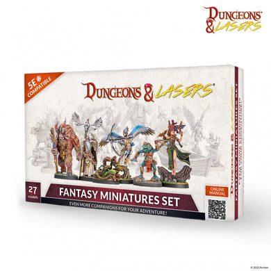 Dungeons & Lasers Miniatures Fantasy Miniatures Set