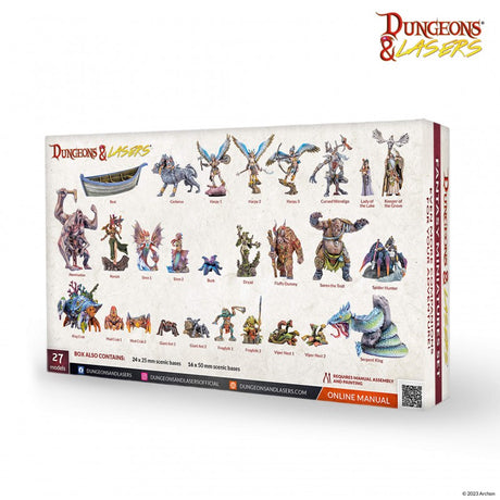 Dungeons & Lasers Miniatures Fantasy Miniatures Set
