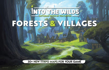 Load image into Gallery viewer, Into the Wilds Battlemap Book Volume 1: Forests &amp; Villages