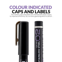 Load image into Gallery viewer, Gaahleri Metallic Series Markers Stainless Steel