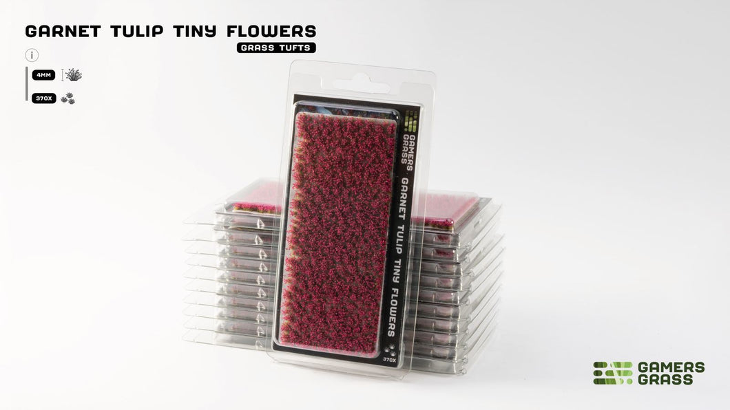 Gamers Grass Garnet Tulip Tiny Flowers