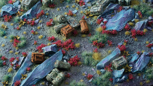 Gamers Grass Garnet Tulip Tiny Flowers