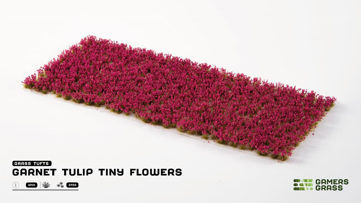 Gamers Grass Garnet Tulip Tiny Flowers