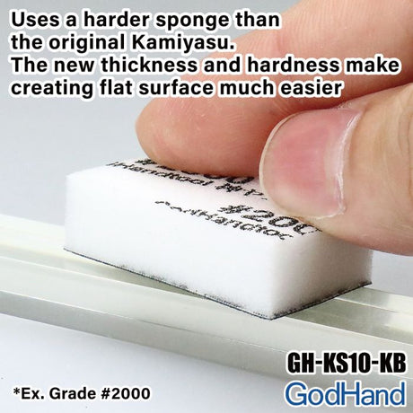 GodHand MIGAKI-Kamiyasu Sanding Stick 10mm Assortment