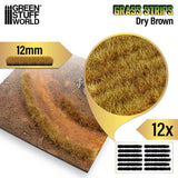 Green Stuff World Grass Strips 12mm Dry Brown