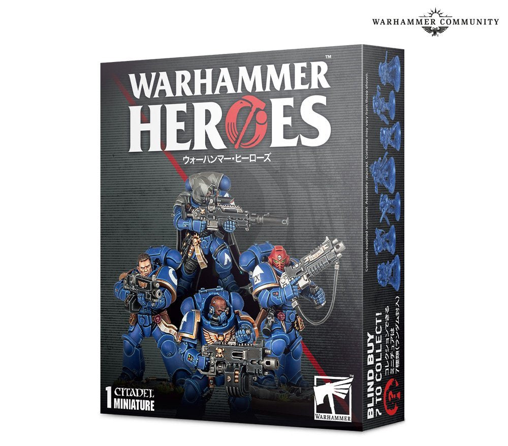 WARHAMMER HEROES ウォーハンマー　ヒーローズ　シーリズ 4 Warhammer Heroes Series 4 Space Marines – Travelling Man UK