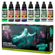 Load image into Gallery viewer, Green Stuff World Paint Set Spectral Army