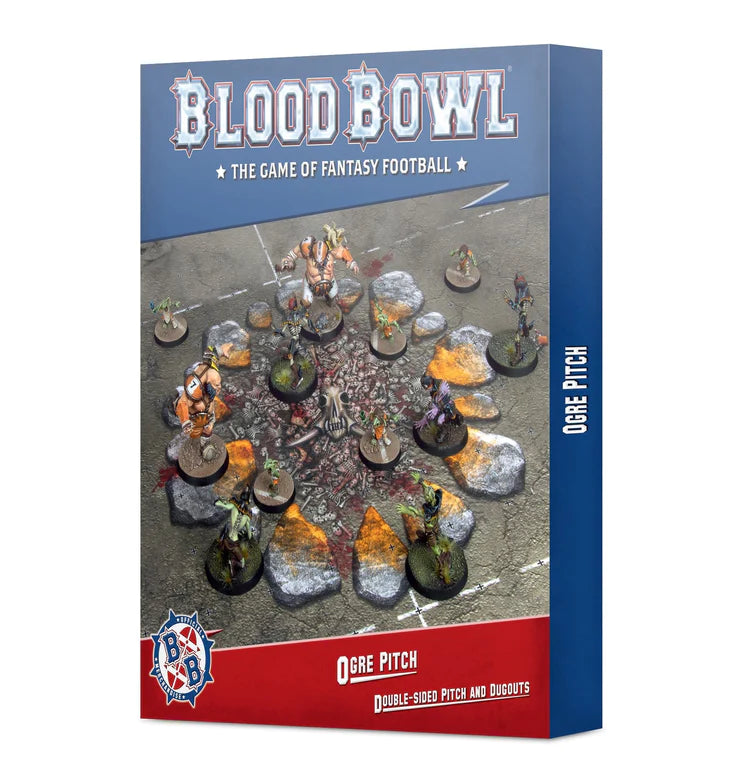 Blood Bowl Orge Team Double-Sided Pitch & Dugouts