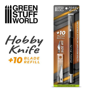 Green stuff world professionel metal hobbykniv med reserveblade