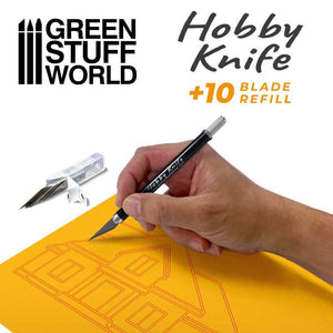 Couteau de loisir professionnel en métal Green Stuff World avec lames de rechange