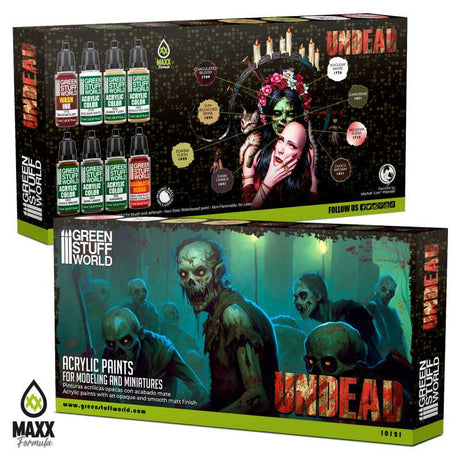 Green Stuff World Paint Set Undead