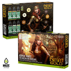 Green Stuff World Paint Set NMM Gold