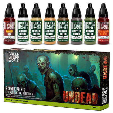 Green Stuff World Paint Set Undead