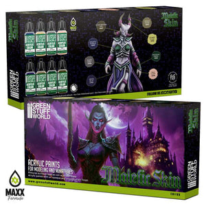 Green Stuff World Paint Set Malefic Skin