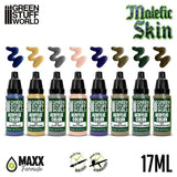 Green Stuff World Paint Set Malefic Skin
