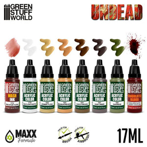 Green Stuff World Paint Set Undead