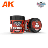 AK Interactive Fire Land Wargame Terrains 100ml