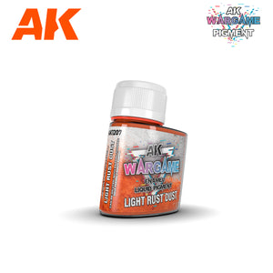 AK Interactive Light Rust Dust Enamel Liquid Pigment