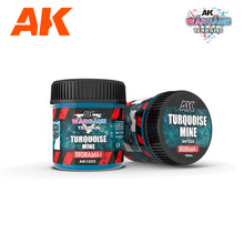 Load image into Gallery viewer, AK Interactive Turquoise Mine Wargame Terrains 100ml