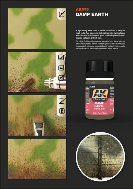 AK Interactive Damp Earth 35ml