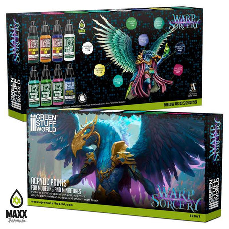 Green Stuff World Paint Set Warp Sorcery