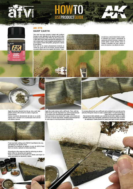 AK Interactive Damp Earth 35ml