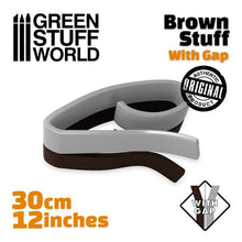 Load image into Gallery viewer, Green Stuff World Brown Stuff Tape 12 inches With Gap