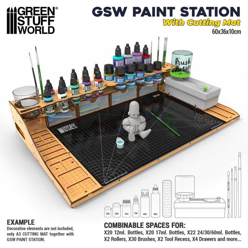 Pinceaux en Silicone pour Maquettes - GSW