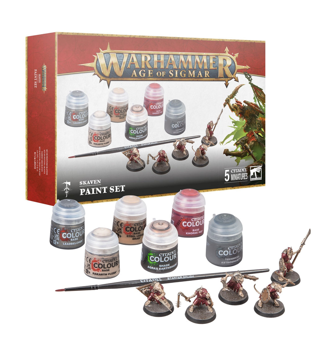 Age Of Sigmar Skaven Paint Set