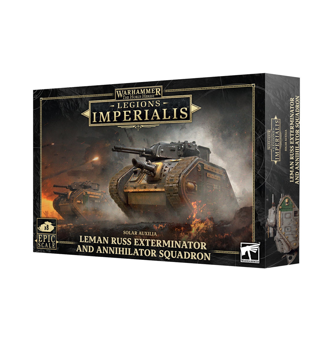 Legions Imperialis Leman Russ Exterminator And Annihilator Squadron