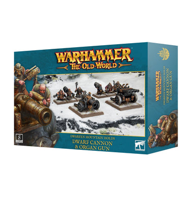 Warhammer The Old World Dwarfen Mountain Holds Dwarf Cannon & Organ Gun