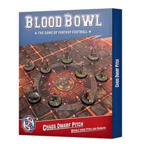 Blood Bowl Chaos Dwarf Team Pitch & Dugouts