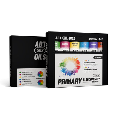 AK Interactive Primary & Secondary Colours Set