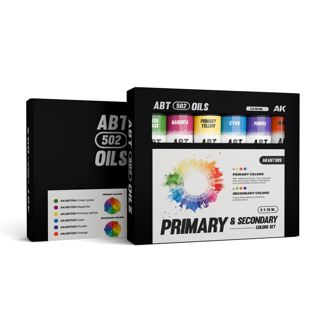 AK Interactive Primary & Secondary Colours Set